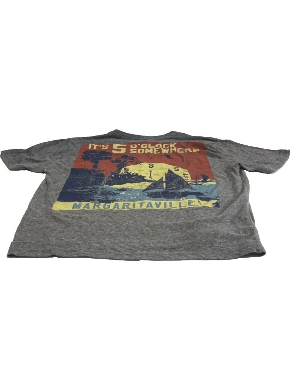 Jimmy Buffet Margaritaville Restaurant 5 O Clock Somewhere Men's M T-Shirt RARE
